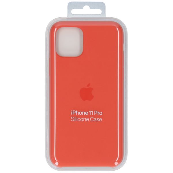 Apple Silikon-Case Clementine Orange für das Apple iPhone 11 Pro