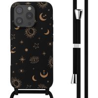 imoshion Silikonhülle design mit Band für das iPhone 16 Pro - Sky Black