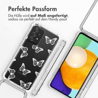 imoshion Design Hülle mit Band für das Samsung Galaxy A52(s) (5G/4G) - Butterfly