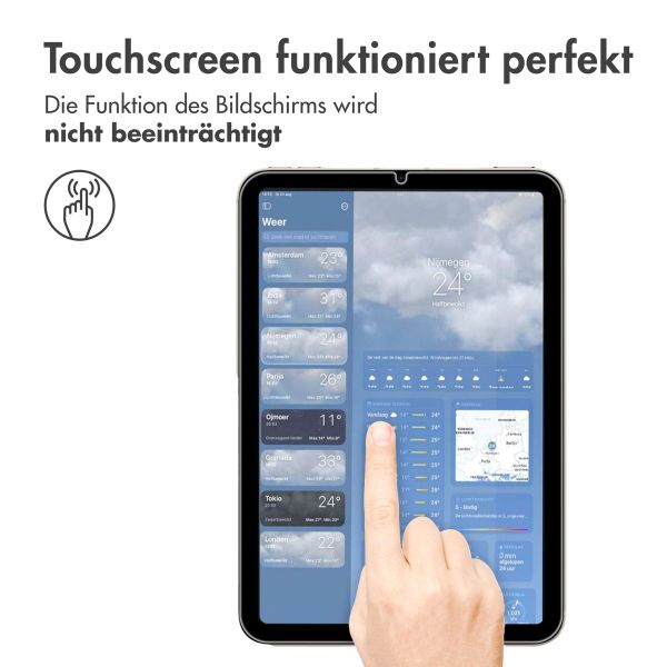 imoshion Displayschutz aus gehärtetem Glas für das iPad Mini 7 (2024) / iPad Mini 6 (2021) - Transparent