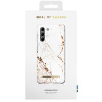 iDeal of Sweden Fashion Back Case Samsung Galaxy S21 - Carrara Gold