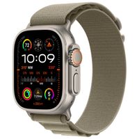 Apple Alpine Loop Band für die Apple Watch Series 1 bis 10 / SE / Ultra (2) (44/45/46/49 mm) - Größe M - Olive