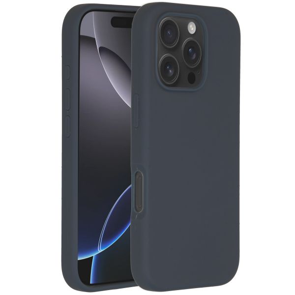 Accezz Liquid Silikoncase mit MagSafe für das iPhone 16 Pro - Dunkelblau