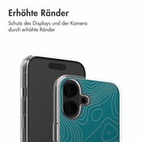 imoshion Design Hülle Apple iPhone 16 - Topo Turquoise