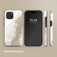 Selencia Vivid Rückabdeckung mit MagSafe Apple iPhone 15 - Marble Light Brown