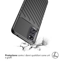 imoshion Thunder Backcover Motorola Moto G22 / E32 / E32s - Schwarz