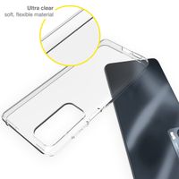 Accezz Clear TPU Backcover Motorola Edge 20 - Transparent