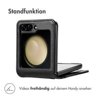 imoshion Luxuriöse Klapphülle Samsung Galaxy Z Flip 7 FE - Schwarz