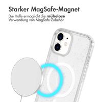 imoshion Sparkle Back Cover mit MagSafe für das Apple iPhone 12 (Pro) - Glitzer Transparent