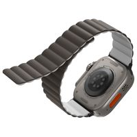 Uniq Revix doppelseitiges Armband für die Apple Watch Series 1 bis 10 / SE / Ultra (2) (44/45/46/49 mm) - Ash Grey / Dove White