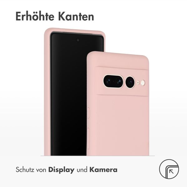 Accezz Liquid Silikoncase für das Google Pixel 7 Pro - Rosa