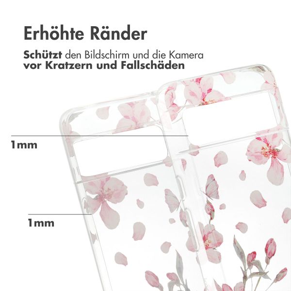 imoshion Design Hülle Google Pixel 8 Pro - Blossom Watercolor