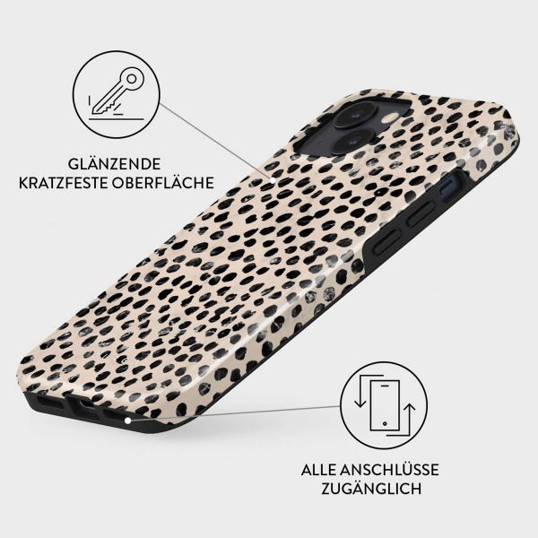 Burga Tough Back Cover für das Apple iPhone 15 - Almond Latte