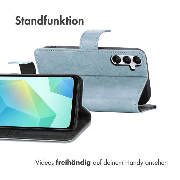 imoshion Luxuriöse Klapphülle Samsung Galaxy A17 - Hellblau