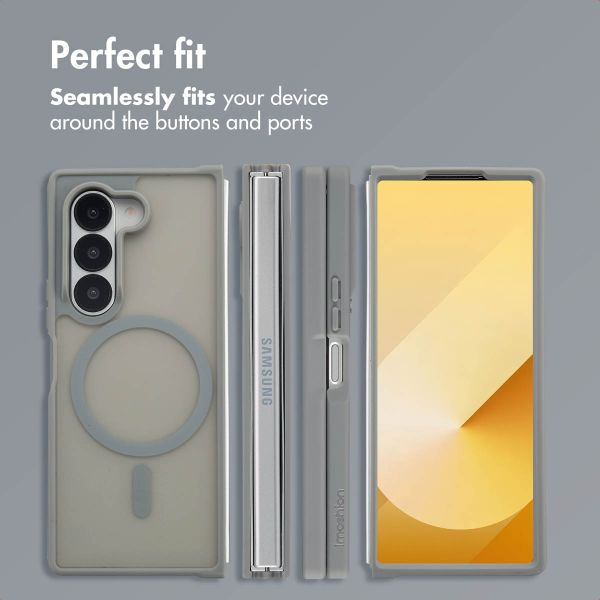 imoshion Color Guard Back Cover mit MagSafe Samsung Galaxy Z Fold 6 - Grau