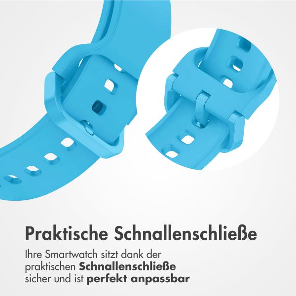 imoshion Silikonband für das  Samsung Galaxy Fit 3 - Hellblau