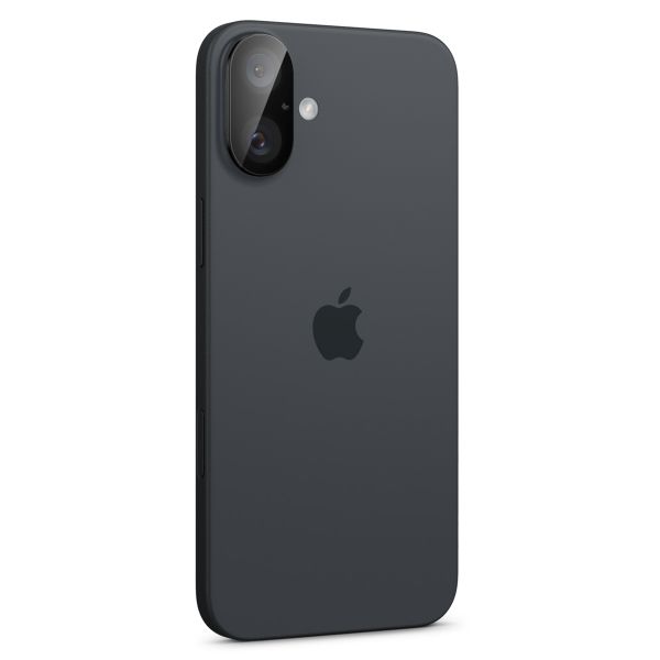 Spigen GLAStR EZ Fit Optik Kameraschutz 2er-Pack für Apple iPhone 16 Plus - Schwarz