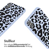 imoshion SilikonHülle design mit Band Apple iPhone X / Xs - Animal Lila