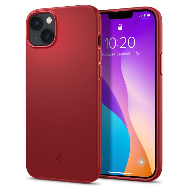 Spigen Thin Fit™ Hardcase für das iPhone 14 - Rot