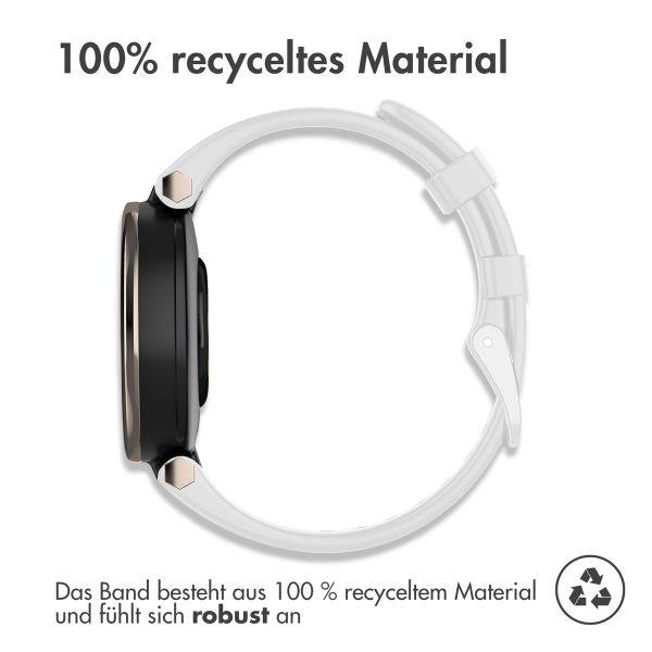 imoshion Silikonband für das  Garmin Lily - Weiß