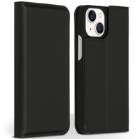 Accezz Premium Leather Slim Klapphülle für das iPhone 13 Mini - Schwarz