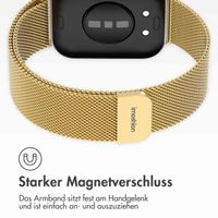 imoshion Magnetisches Milanaise Armband für das  Huawei Watch Fit 3 - Gold