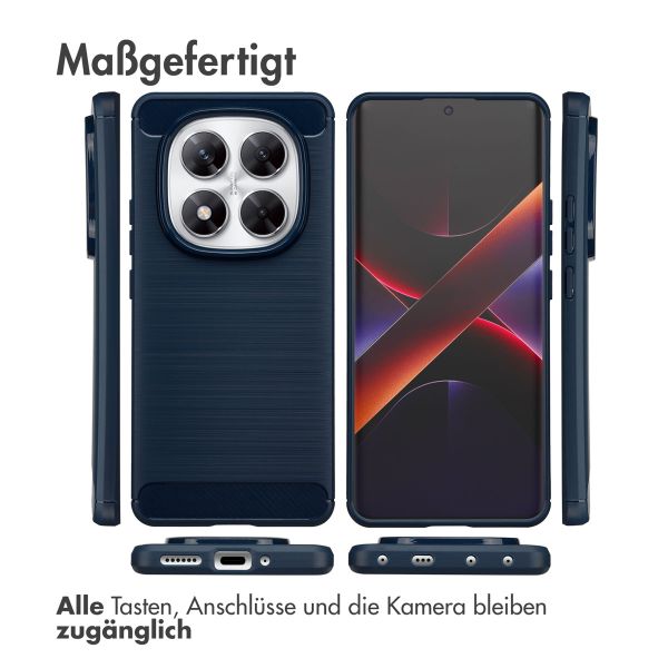 imoshion Brushed Back Cover Xiaomi Poco X7 - Dunkelblau