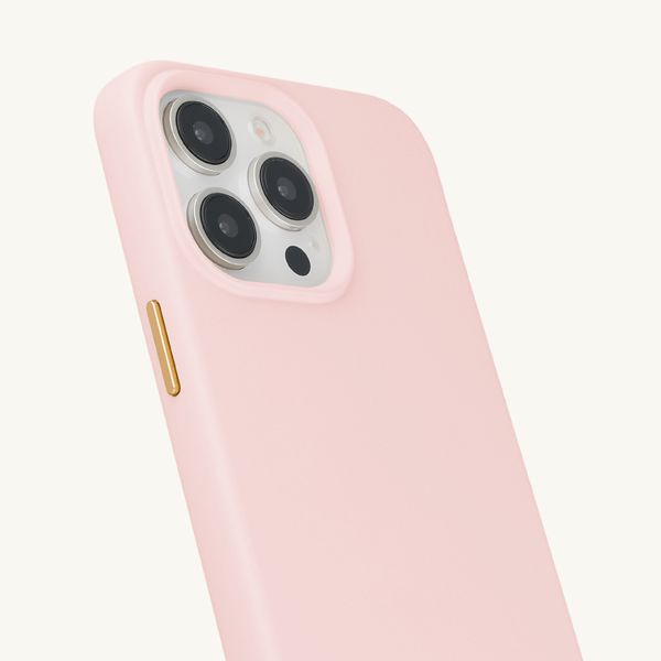Selencia Rivièra Backcover mit MagSafe mit abnehmbaren Haken Apple iPhone 14 Pro - Sorbet Pink