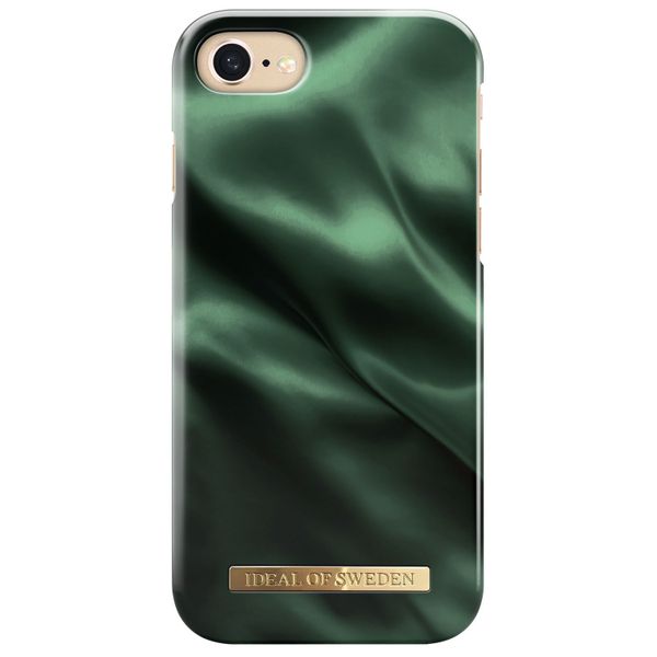 iDeal of Sweden Emerald Satin Fashion Back Case iPhone SE (2022 / 2020) /8/7 / 6(s)