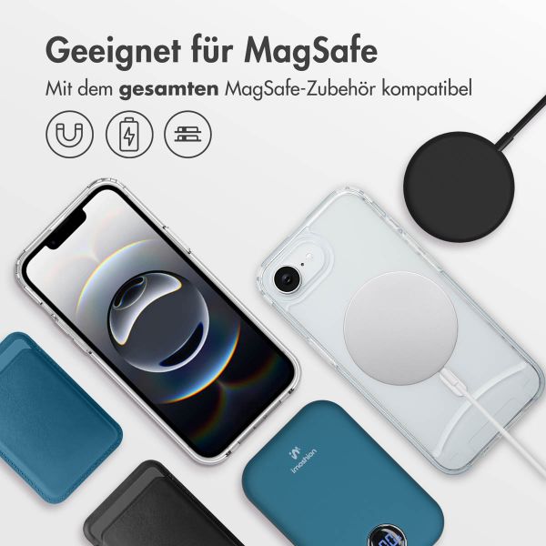 imoshion MagSafe Hülle mit abnehmbarem Band Apple iPhone 16e - Transparent