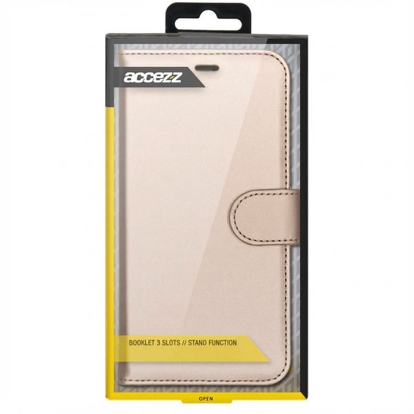 Accezz Wallet TPU Klapphülle Apple iPhone 11 Pro Max - Gold