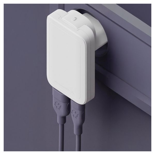 dbramante1928 Re-charge Pro Slim-Ladegerät USB-C 45 W und USB-A 30 W - Weiß
