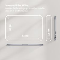 Selencia Teddy Laptop Hülle 13-14 Zoll - Laptop Sleeve - Latte