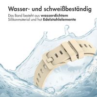 imoshion Sport-Silikonarmband mit Schnalle - Universelle 22 mm Anschluss - Beige