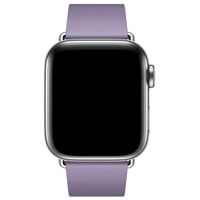 Apple Leather Band Modern Buckle für die Apple Watch Series 1-9 / SE - 38/40/41 mm / Series 10 - 42 mm - Größe S - Lila