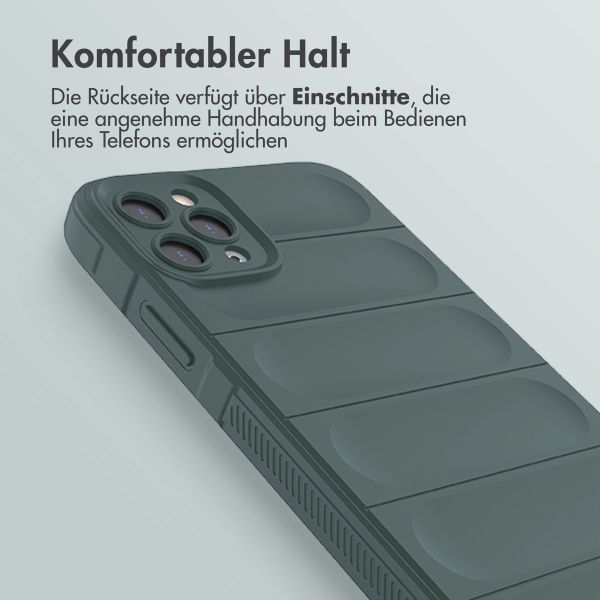 imoshion EasyGrip Back Cover für das iPhone 11 Pro Max - Dunkelgrün