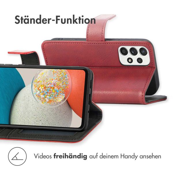 imoshion Luxuriöse Klapphülle Samsung Galaxy A53 - Rot
