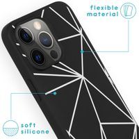 imoshion Design Hülle für das iPhone 13 Pro - Graphic Cube Black