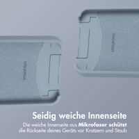 imoshion Color Backcover mit abnehmbarem Handykette und MagSafe Apple iPhone 16e - Ash Blue