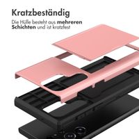imoshion Backcover mit Kartenfach Samsung Galaxy S23 Ultra - Rosé gold