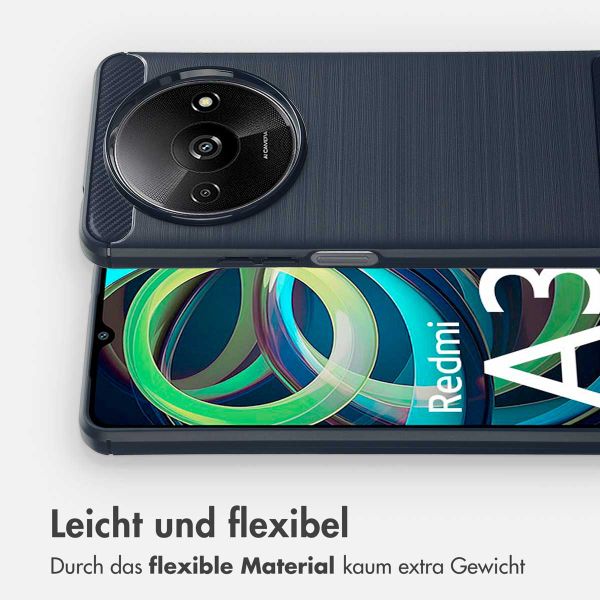 imoshion Brushed Back Cover Xiaomi Redmi A3 - Dunkelblau