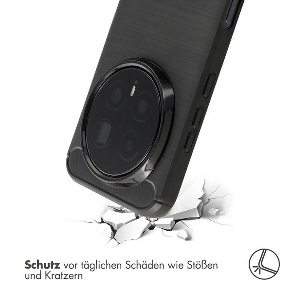 imoshion Brushed Back Cover Honor Magic8 Pro - Schwarz