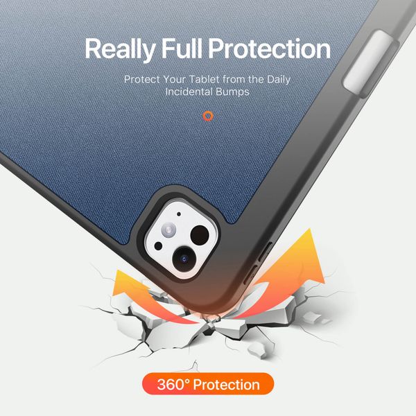 Dux Ducis Domo Klapphülle Apple iPad Pro 11 (2024) M4 - Dunkelblau