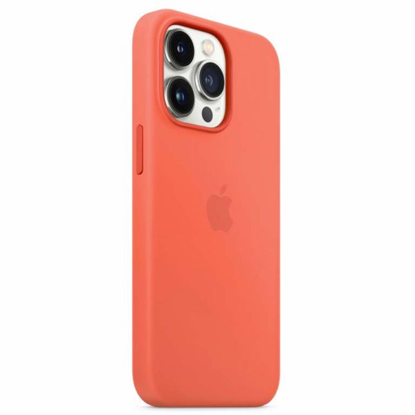 Apple Silikon-Case MagSafe für das iPhone 13 Pro Max - Nectarine