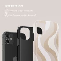 Selencia Vivid Tough Back Cover für das iPhone 11 - Desert Waves Beige