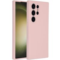 Accezz Liquid Silikoncase Samsung Galaxy S24 Ultra - Rosa