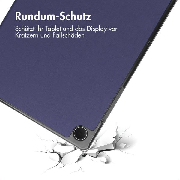 imoshion Trifold Klapphülle Samsung Galaxy Tab A11 Plus - Dunkelblau