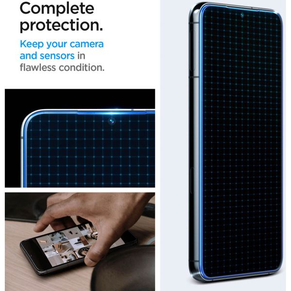 Spigen GLAStR Fit Displayschutzfolie + Applicator 2-pack für das Samsung Galaxy S23 Plus