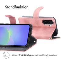 imoshion Klapphülle mit Kordel Samsung Galaxy A57 (5G) - Rosa