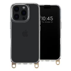 Selencia Back Cover mit abnehmbaren Haken für das iPhone 16 Pro - Transparent